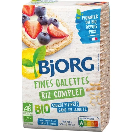 Fines galettes de riz BIO