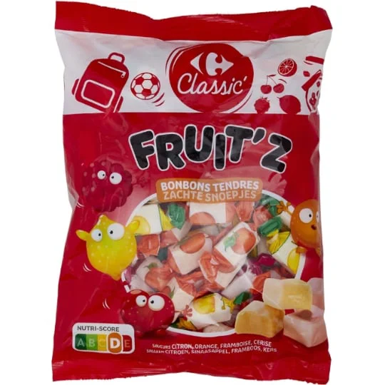 Bonbons goût fruits