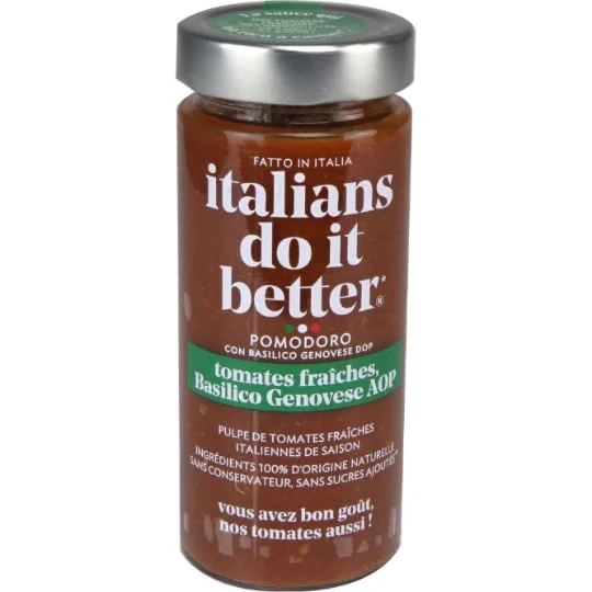 Sauce tomate basilic