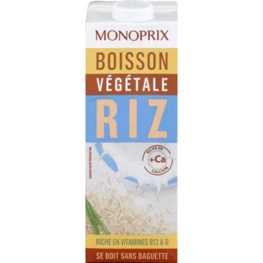 Boisson végétale riz