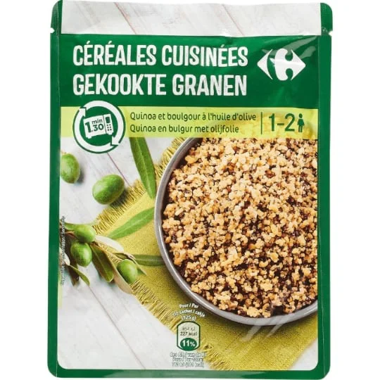 Céréales cuisinées quinoa & boulgour