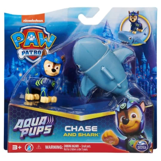 Figurine Aqua Pups - La Pat' Patrouille x2 - modèle aléatoire