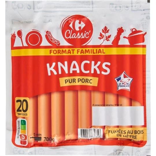 Knacks pur porc