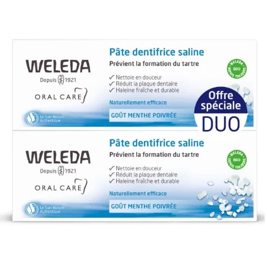 Pâte dentifrice saline