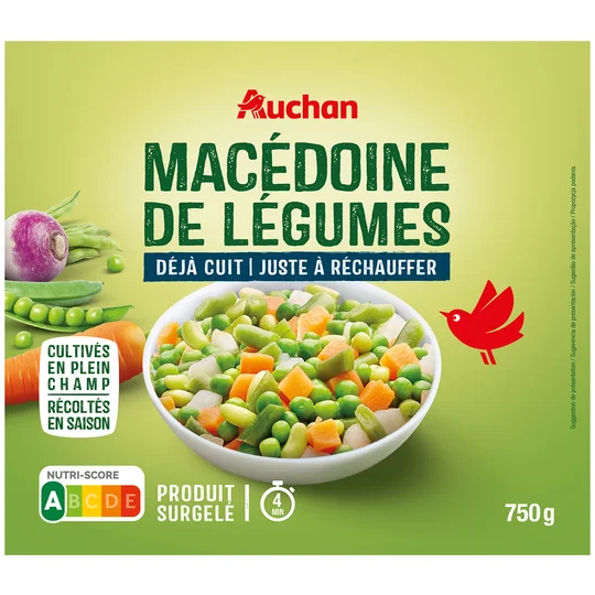 Macédoine de légumes déjà cuit