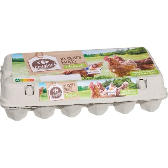 Oeufs frais poules plein air