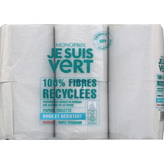 Papier toilette double épaisseur doux et résistant