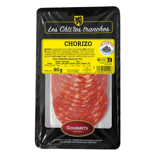 Chorizo en tranches