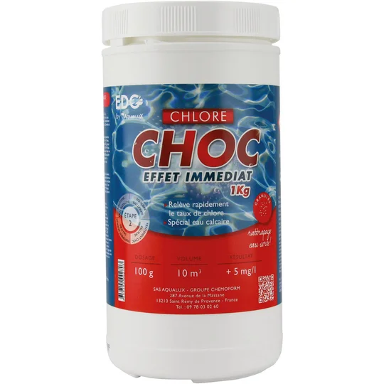 Chlore Choc Granulés - Pot de