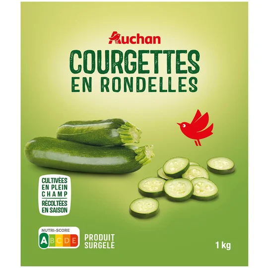 Courgettes en rondelles