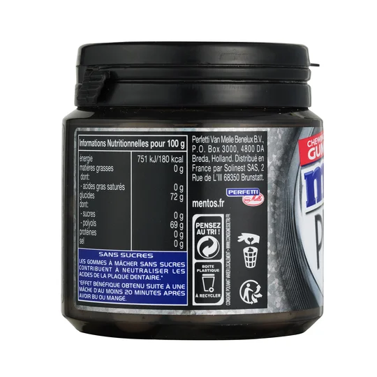 Pure Fresh - Chewing-gum goût menthe réglisse sans sucres