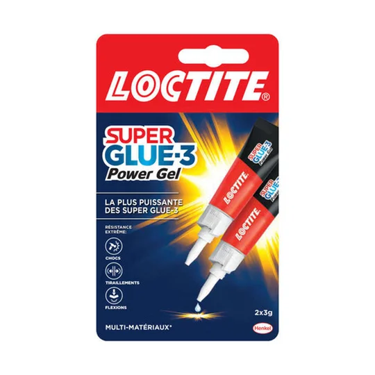 Tubes Super Glue-3, Gel