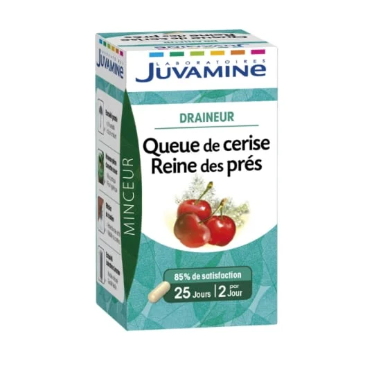 Complément alimentaire draineur Queue de cerise/Reine des près