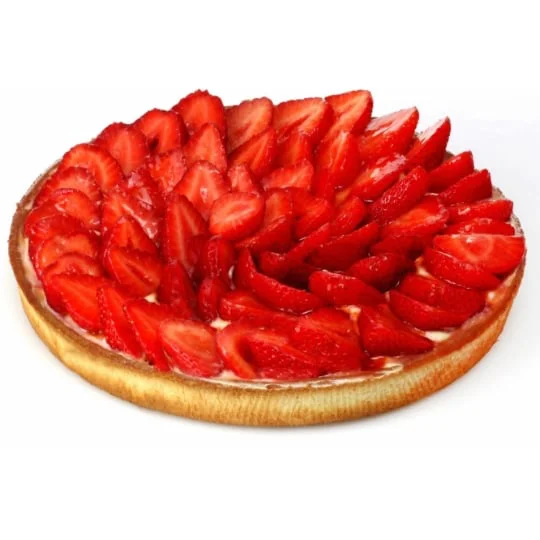 Tarte aux fraises 6 parts