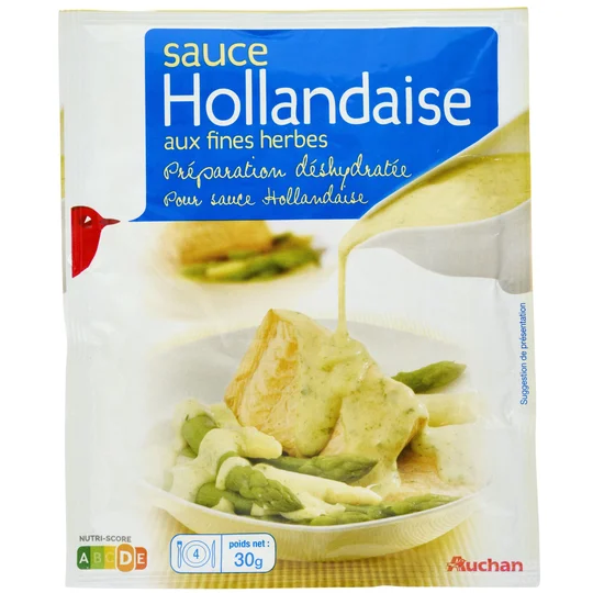 Sauce hollandaise déshydratée en sachet