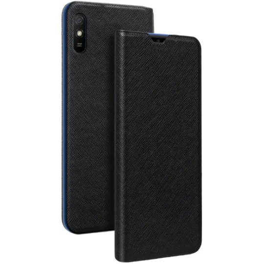 Etui folio de protection pour Xiaomi Redmi 9A - ETUIFXREDMI9A - Noir