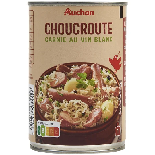 Choucroute garnie au vin blanc