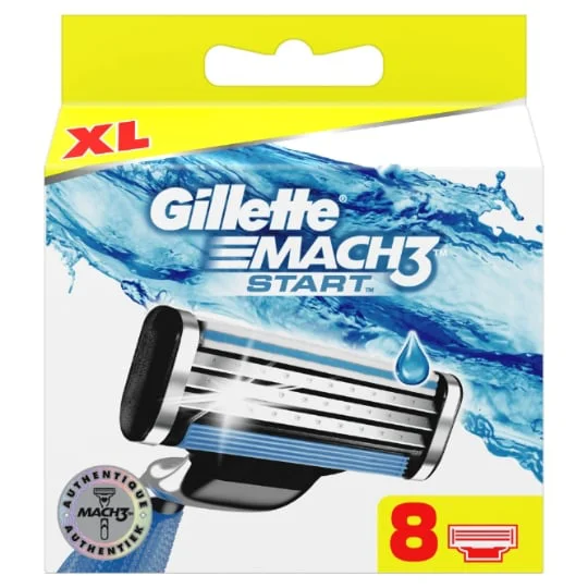Lames De Rasoir Recharges Pour Homme Mach3 Start X8