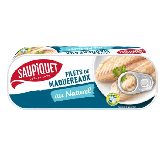 Filets de maquereaux au naturel