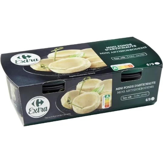 Mini fonds d'artichauts miniatures 6/9 CARREFOUR EXTRA