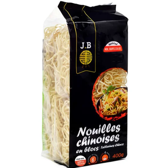Nouilles chinoises en blocs