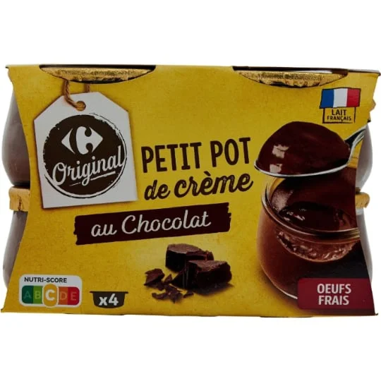 Crèmes dessert chocolat