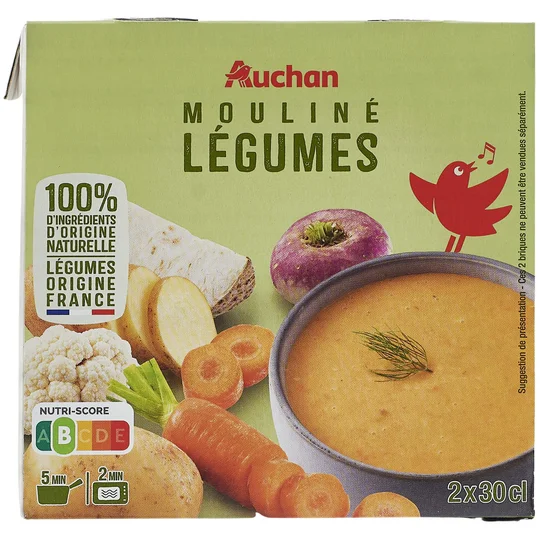 Soupe moulinée de légumes