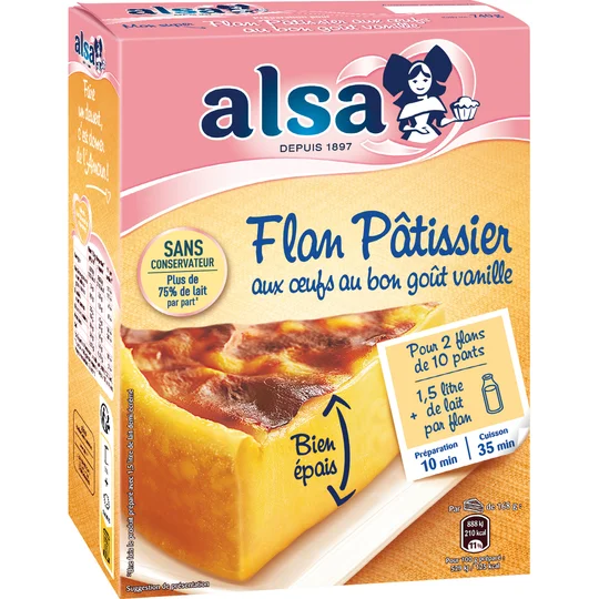 Préparation Flan Pâtissier Vanille