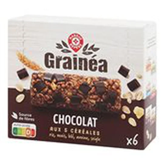Barre de cereales Grainea Chocolat noir