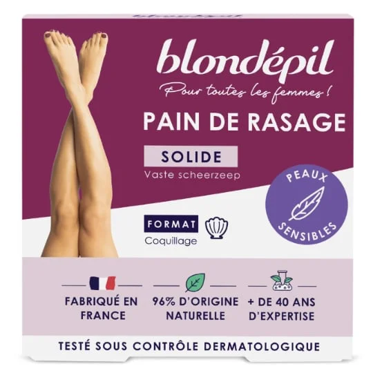 Pain De Rasage Solide Peaux Sensibles Au Beurre De Karité Bio