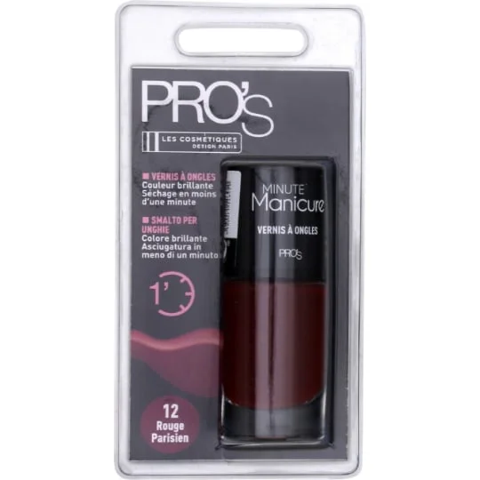 Vernis à ongles Minute Manicure 12 Rouge Parisien