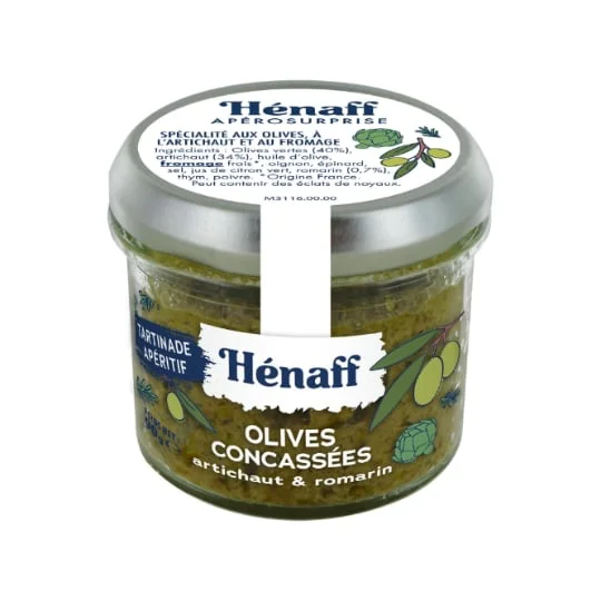 Tartinable olives concassées artichaud et romarin