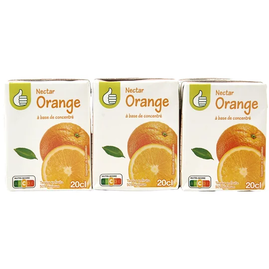 Nectar d'orange en briquettes