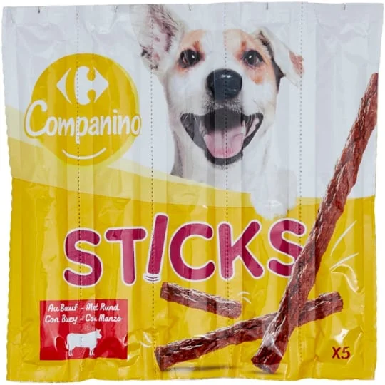 Récompense pour chien Sticks au boeuf
