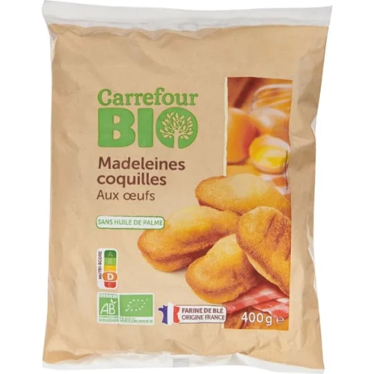 Madeleines coquilles aux Oeufs