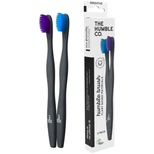 Brosse à dent végétale Bleu Rose