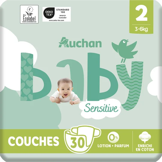 Sensitive Couche taille 2 (3-6kg)