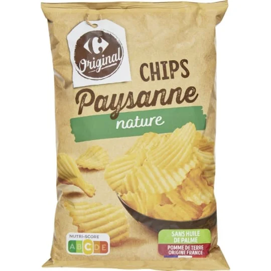 Chips paysanne nature