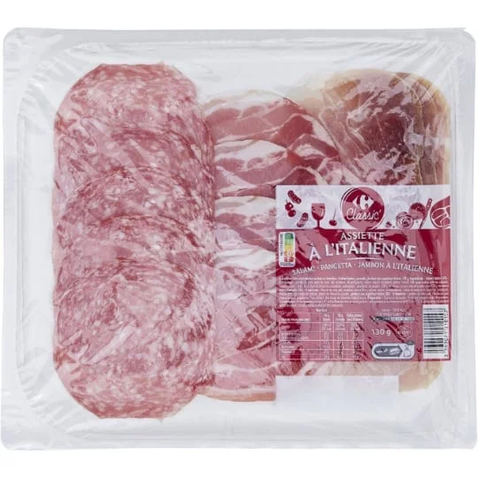 Assiette à l'italienne assortiment