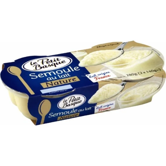 Semoule au lait nature