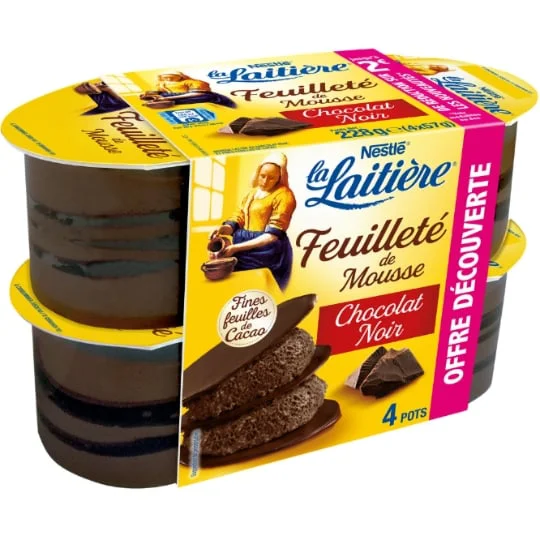 Mousse chocolat noir LA LAITIERE