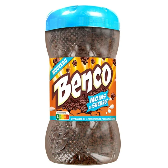 Boisson instantanée Cacao moins de sucres