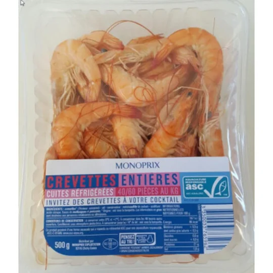 Crevettes Entières