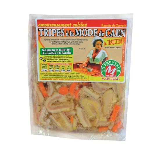Tripes cuisinées à la mode de Caen