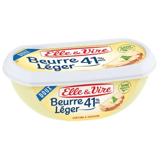 Beurre allégé doux 41% MG
