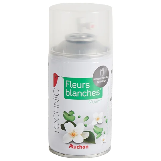 Recharge pour diffuseur automatique fleurs blanches
