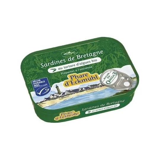 Sardines De Bretagne Au Tartare D'algues Bio