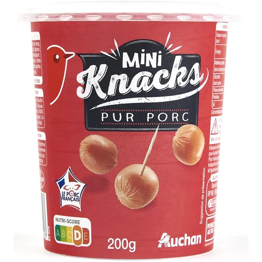 Mini saucisses de Strasbourg pur porc
