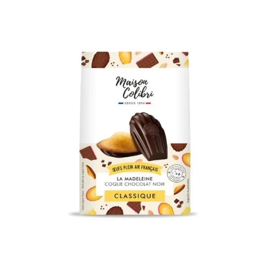 Madeleines coque chocolat
