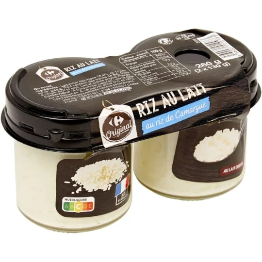 Riz au lait nature